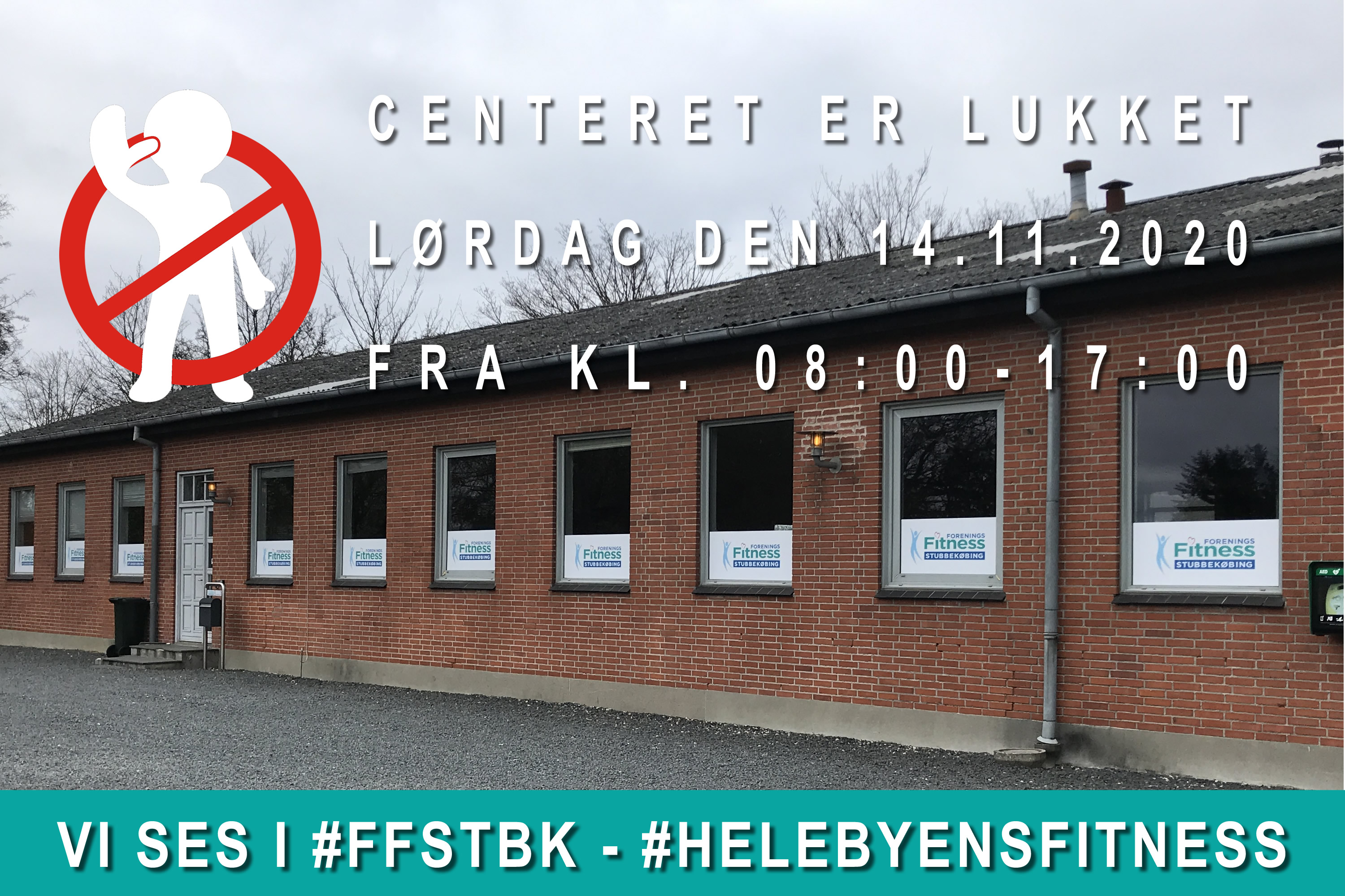 Centeret er lukket lørdag d. 14.11.20 fra kl. 8-17